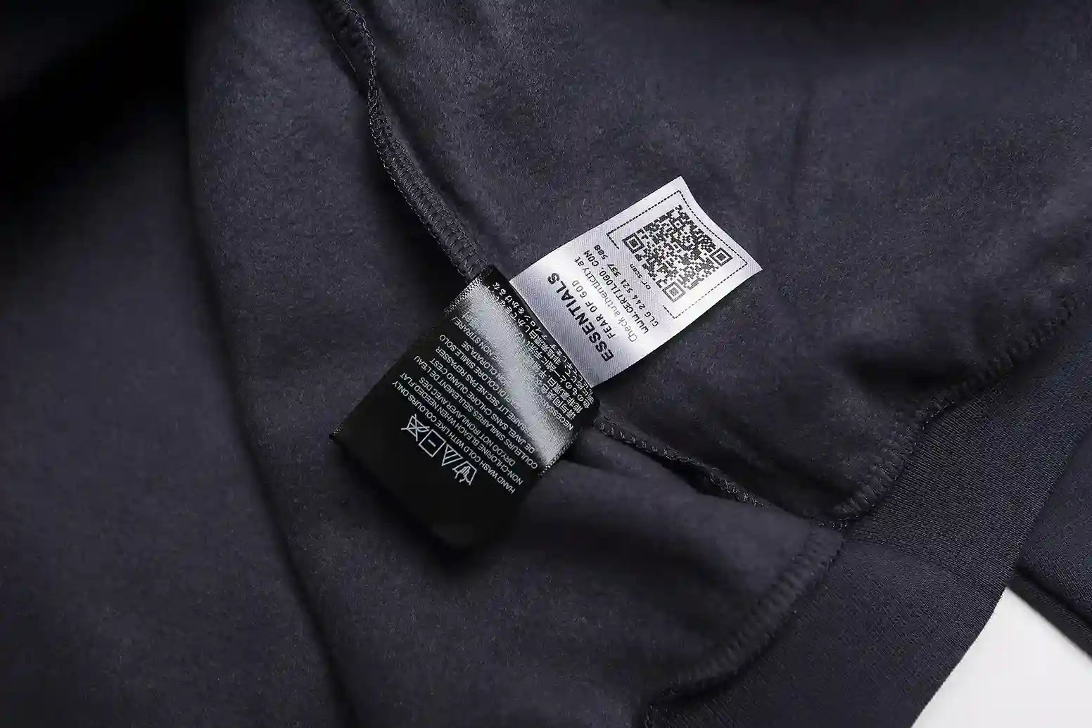 Fear Of God Essentials Zip Blue FOG State Hoodie