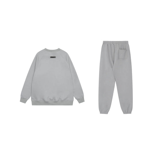 Fear of God Essentials Dusty Grey hoodie set hoodie and jogger set