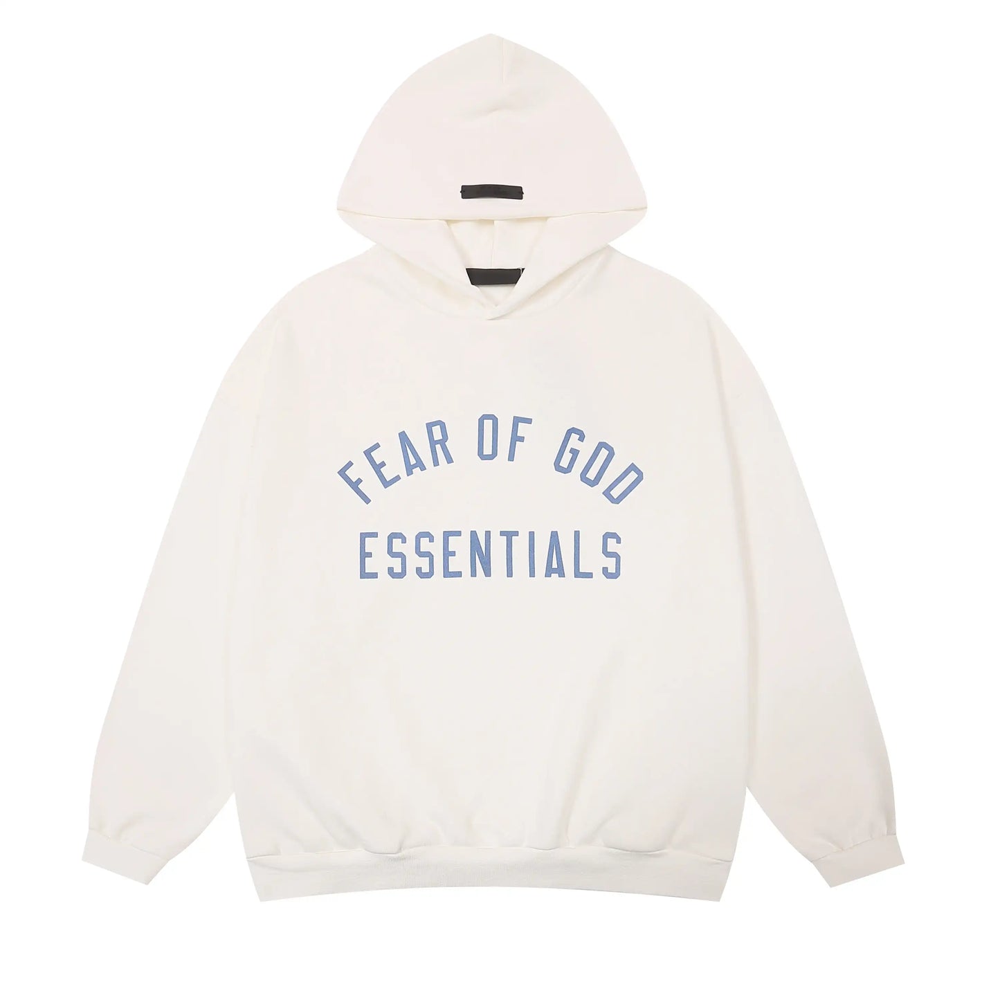 Essentials Cloud Dance hoodie set branding detail close-up
