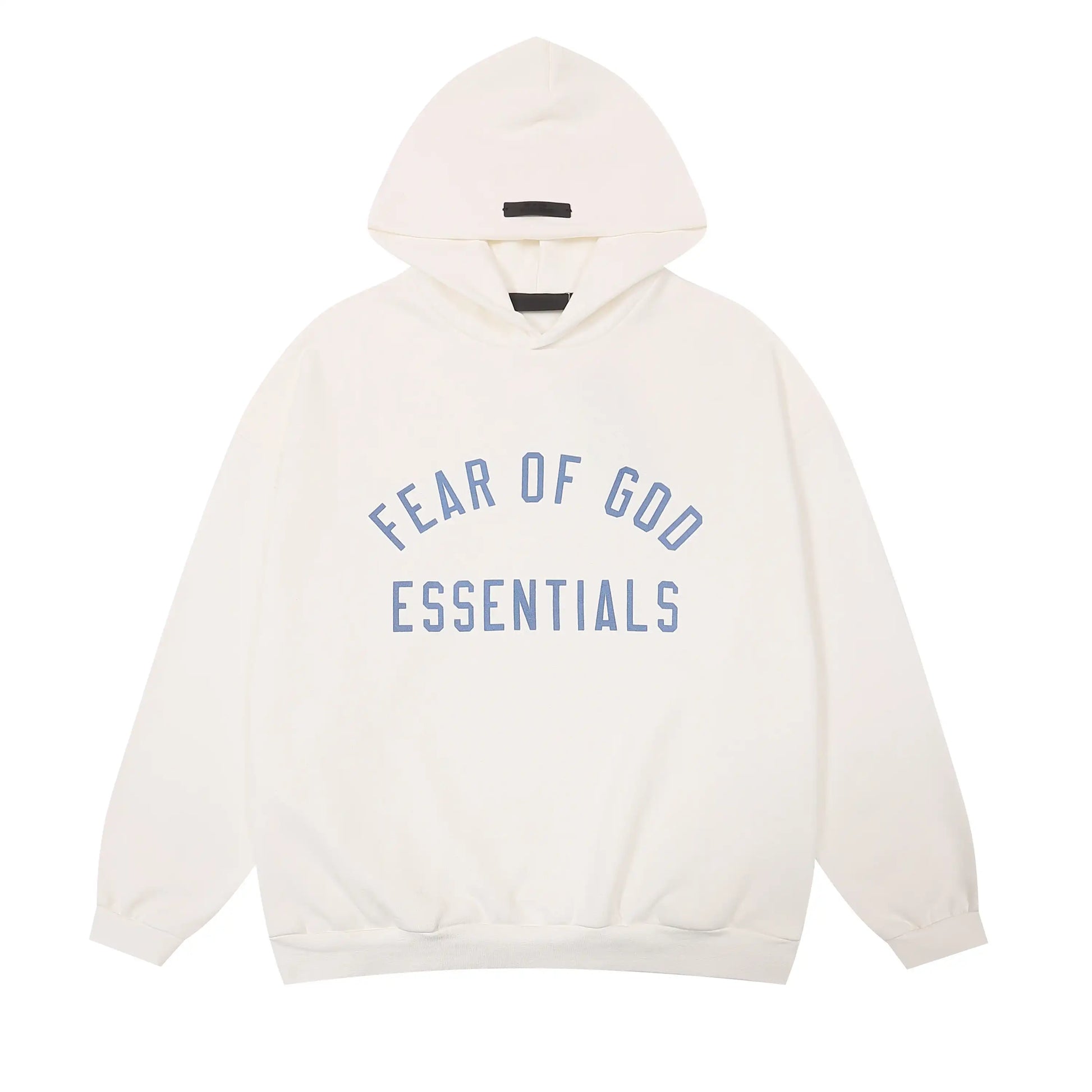 Essentials Cloud Dance hoodie set branding detail close-up