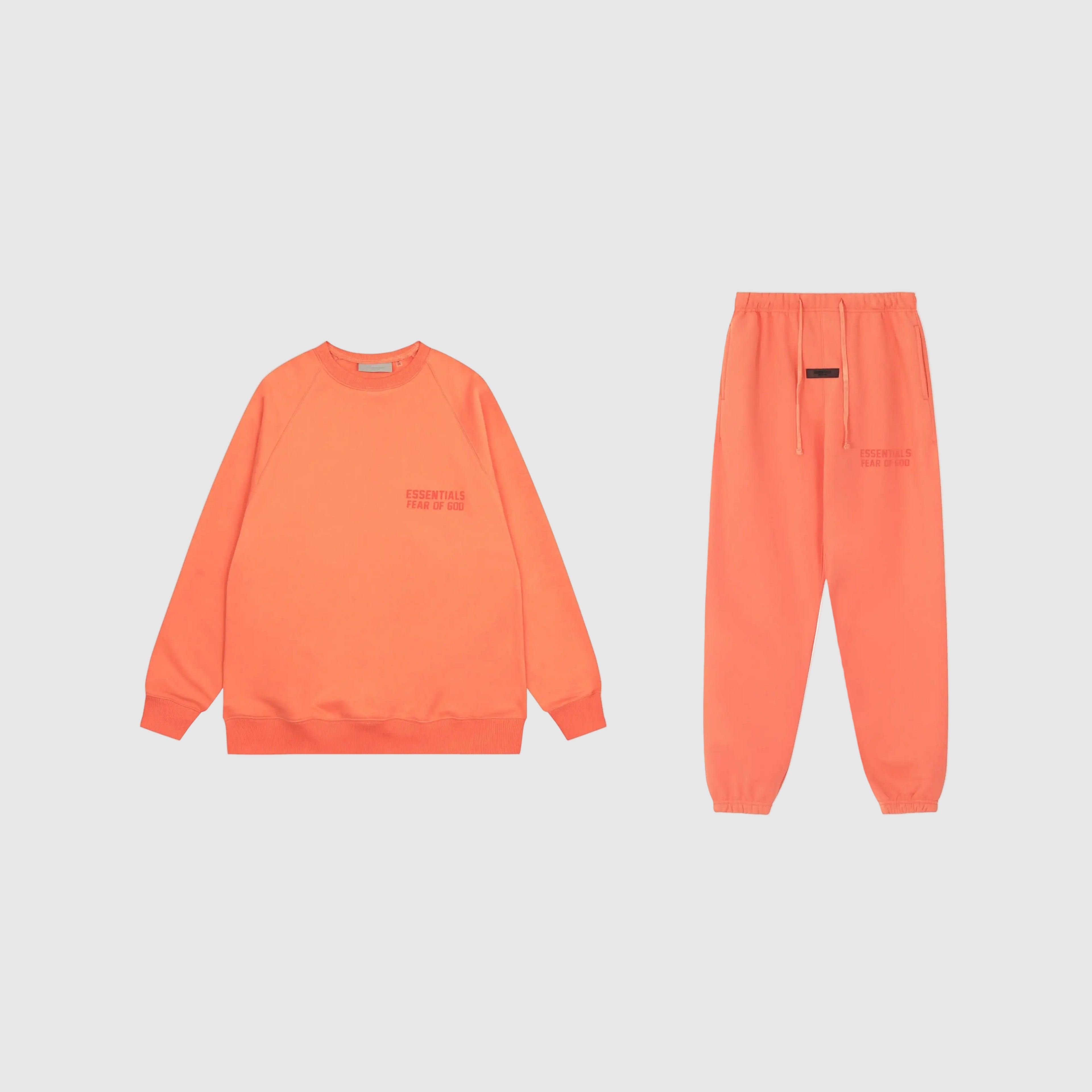 Fear of God ESSENTIALS Clothing Coral Tracksuit 1