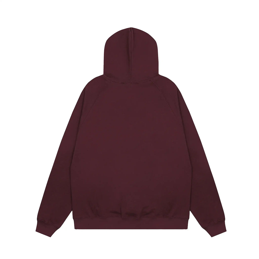 Fear of God ESSENTIALS Clothing Wine Berry Longsleeve Tracksuit 4