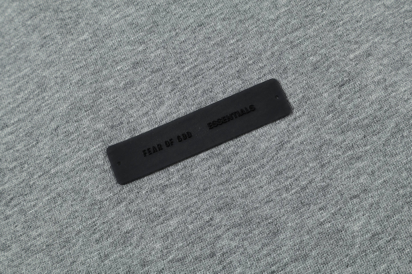 Fear of God ESSENTIALS Dark Oatmeal Classic T-Shirt - logo | Essentials T-Shirt