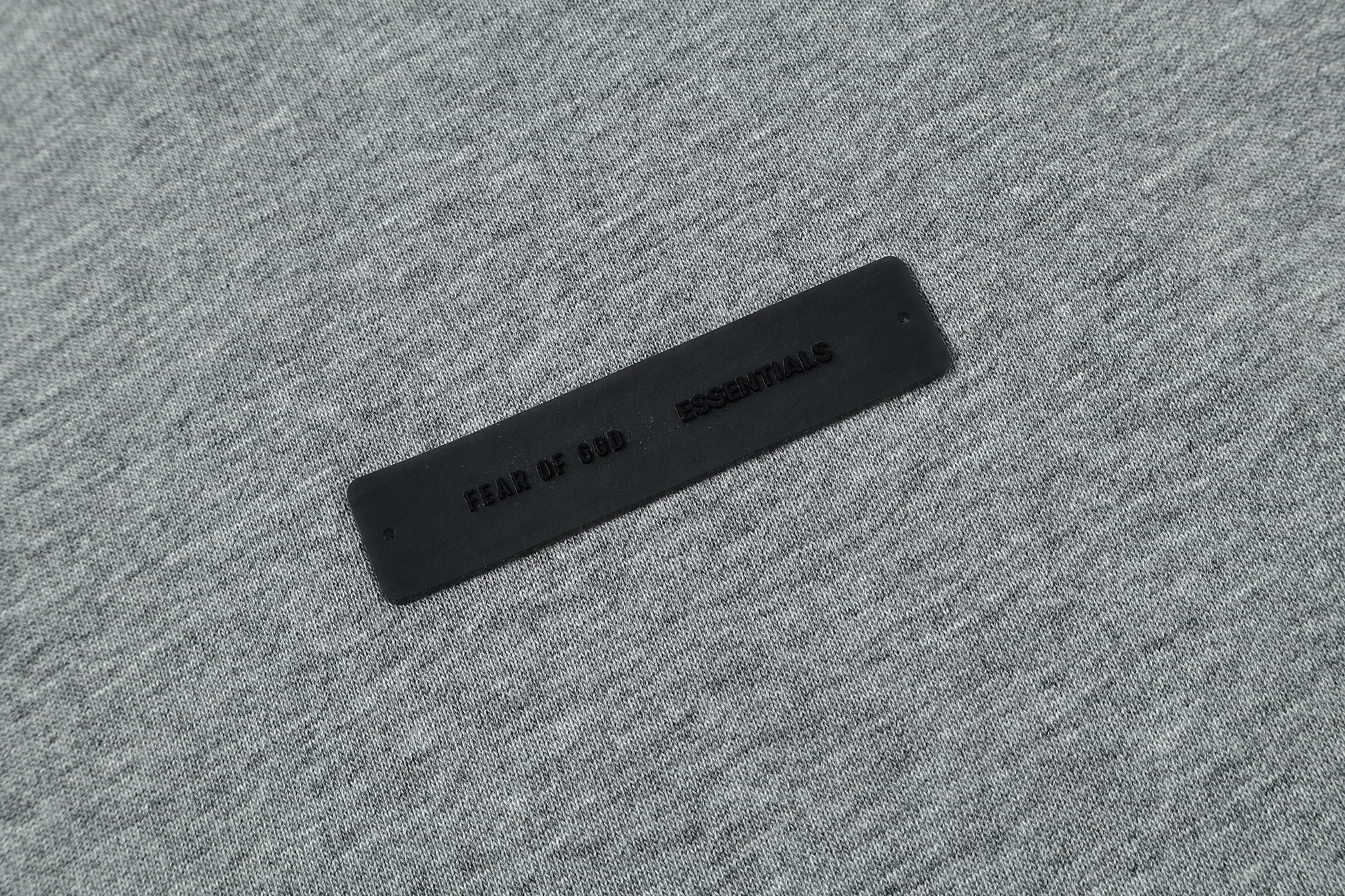 Fear of God ESSENTIALS Dark Oatmeal Classic T-Shirt - logo | Essentials T-Shirt
