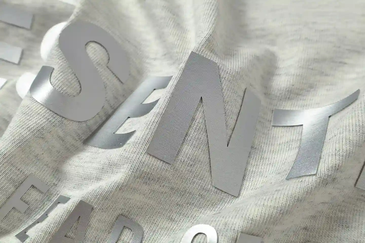 Fear of God ESSENTIALS Light Oatmeal Classic T-Shirt - logo View | Essentials T-Shirt