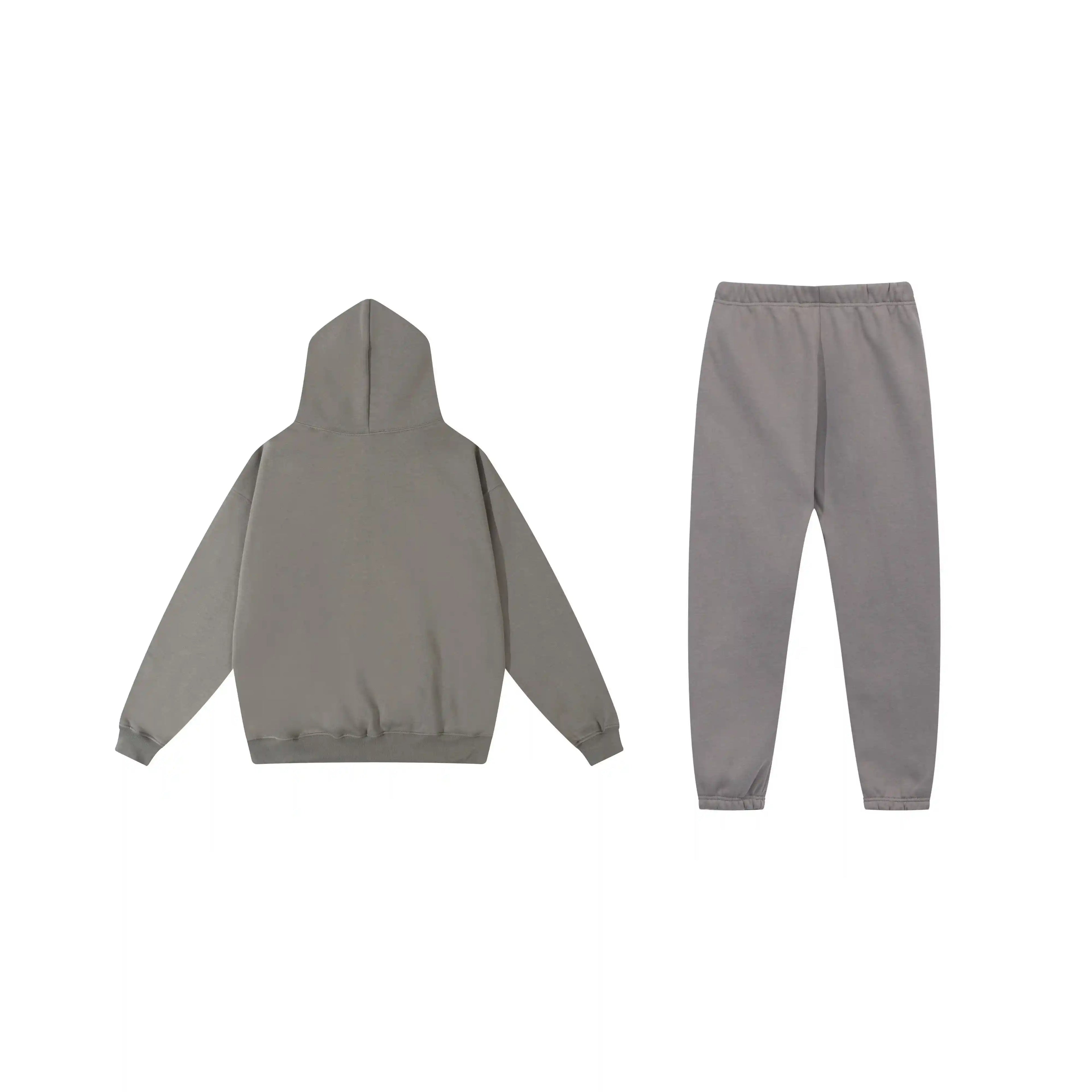 Fear of God ESSENTIALS Longsleeve Clothing Heathered Grey Tracksuit 2