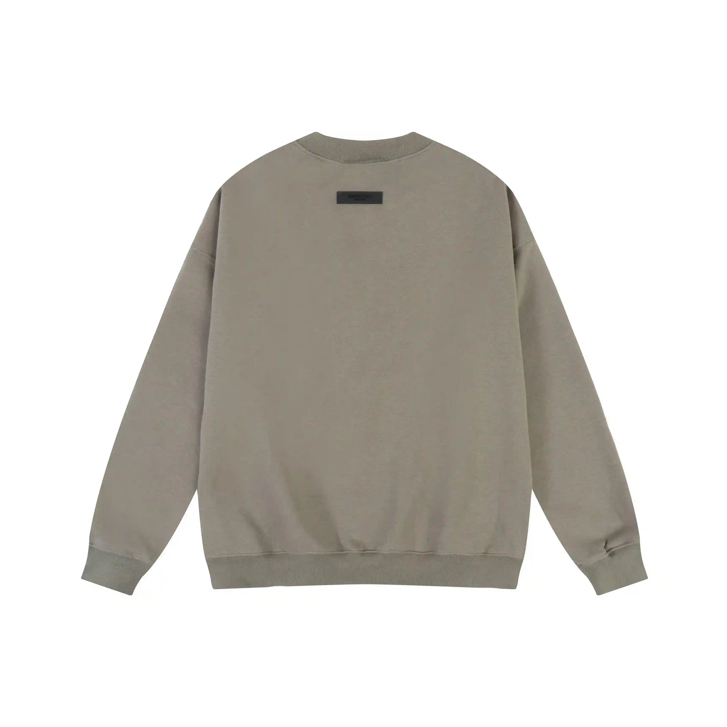 Grey Essentials crewneck mock neckline and rib-knit cuff detail
