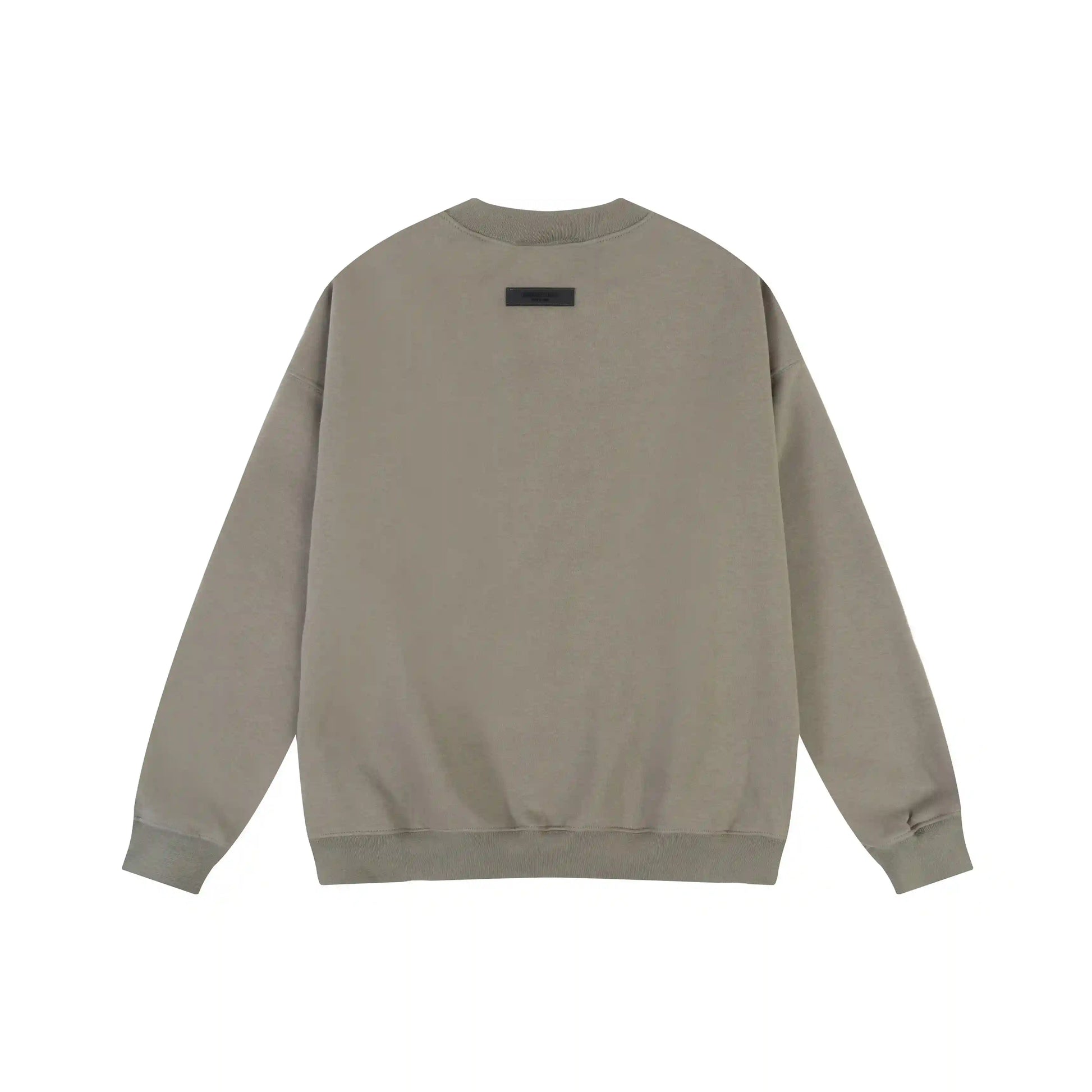 Grey Essentials crewneck mock neckline and rib-knit cuff detail