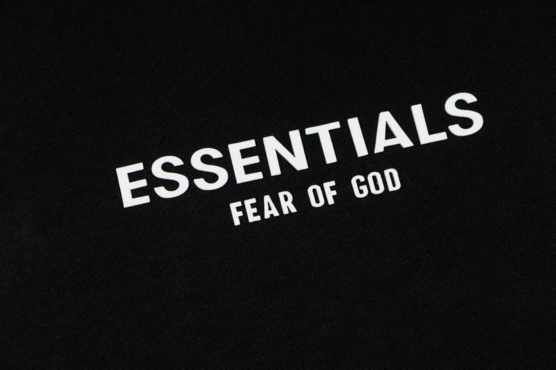 Fear of God Essentials Black Classic T-Shirt - lifestyle View | Essentials T-Shirt