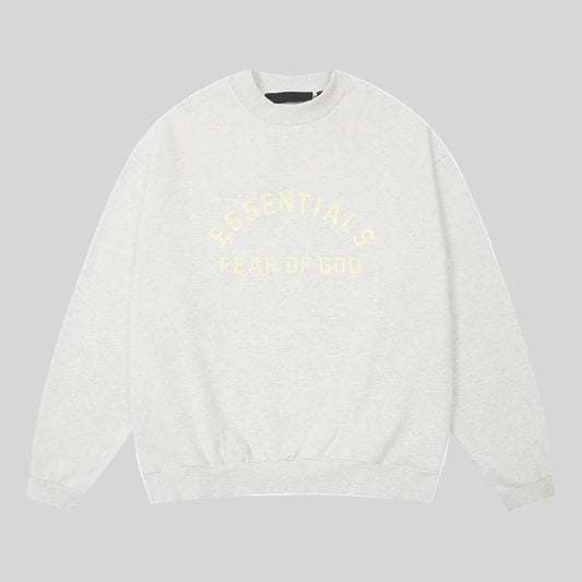 essentials brown sweatshirt relaxed fit streetwear