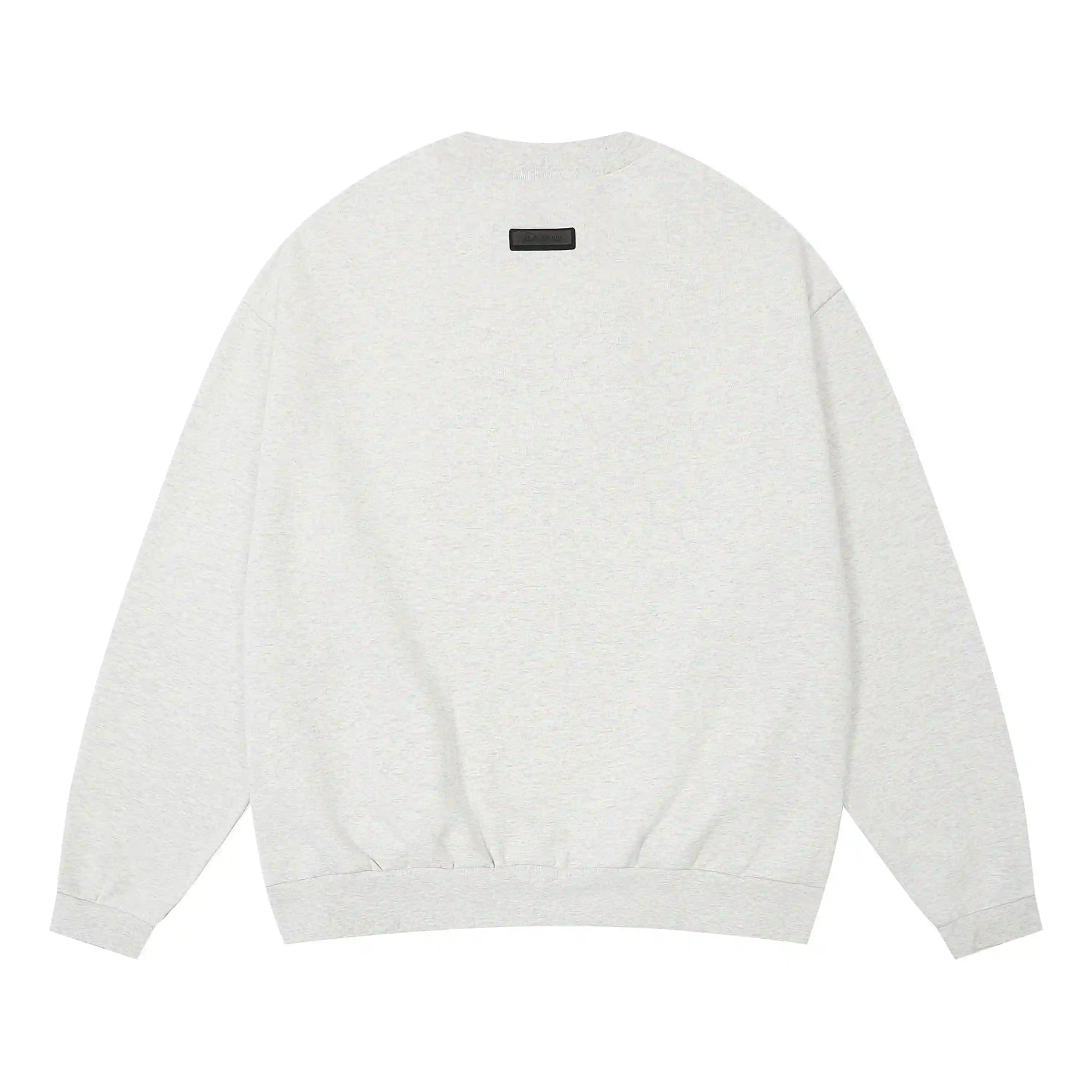 essentials brown crewneck sweatshirt soft fleece casual