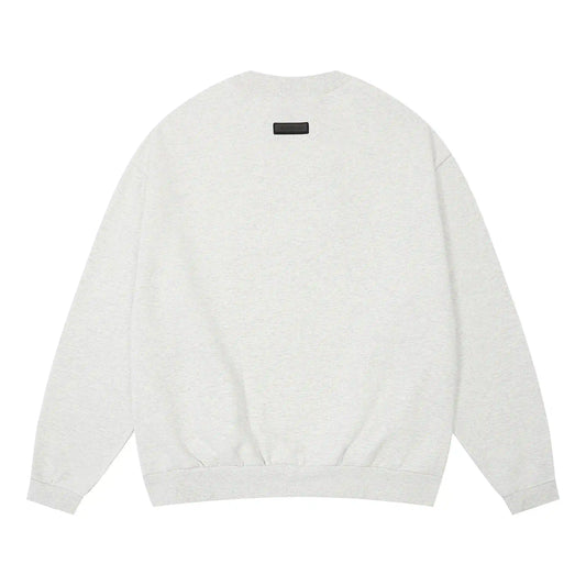 essentials brown crewneck sweatshirt soft fleece casual