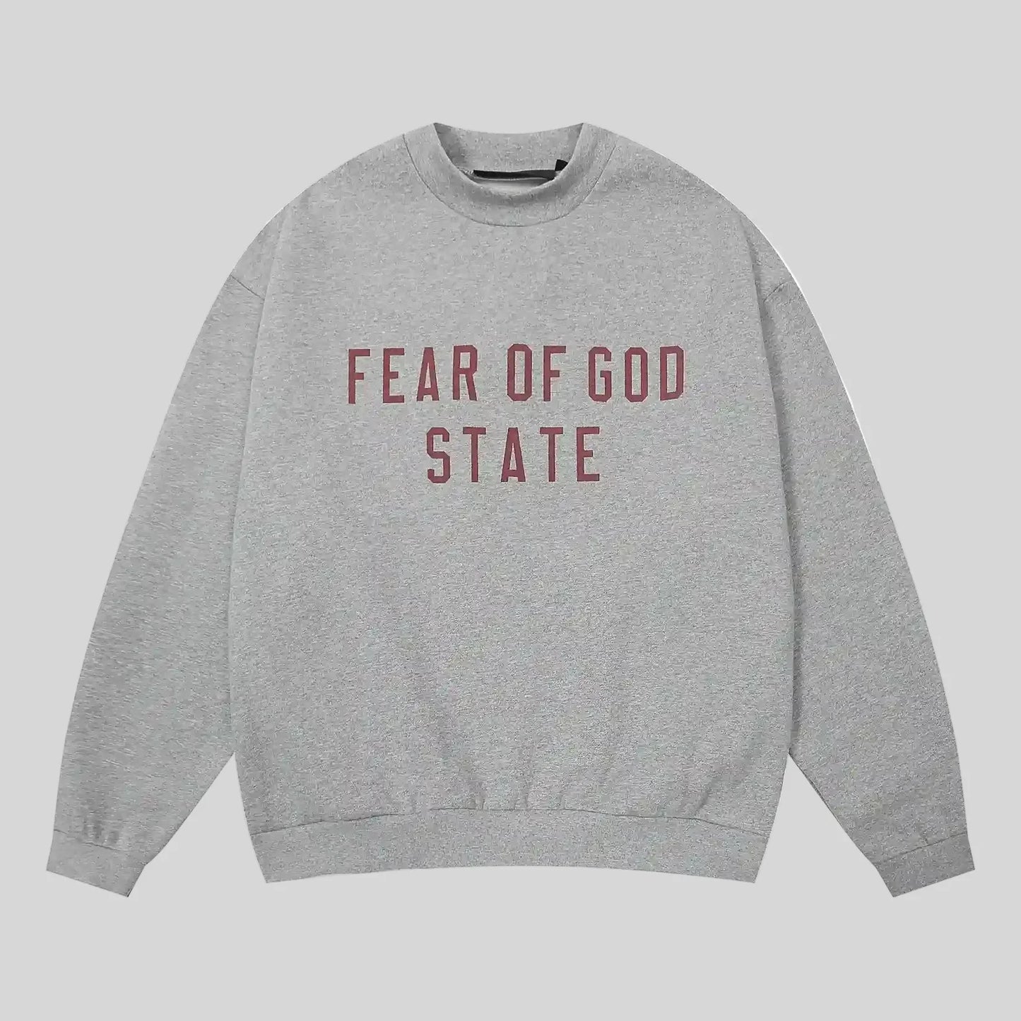 Fear of God Essentials Clothing Dark Heather Oatmeal Sweatshirt