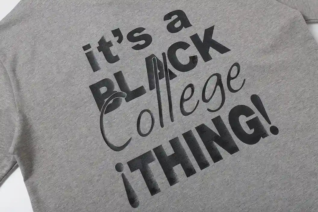 Fear of God Essentials It's A Black College Thing Tee Dark Oatmeal