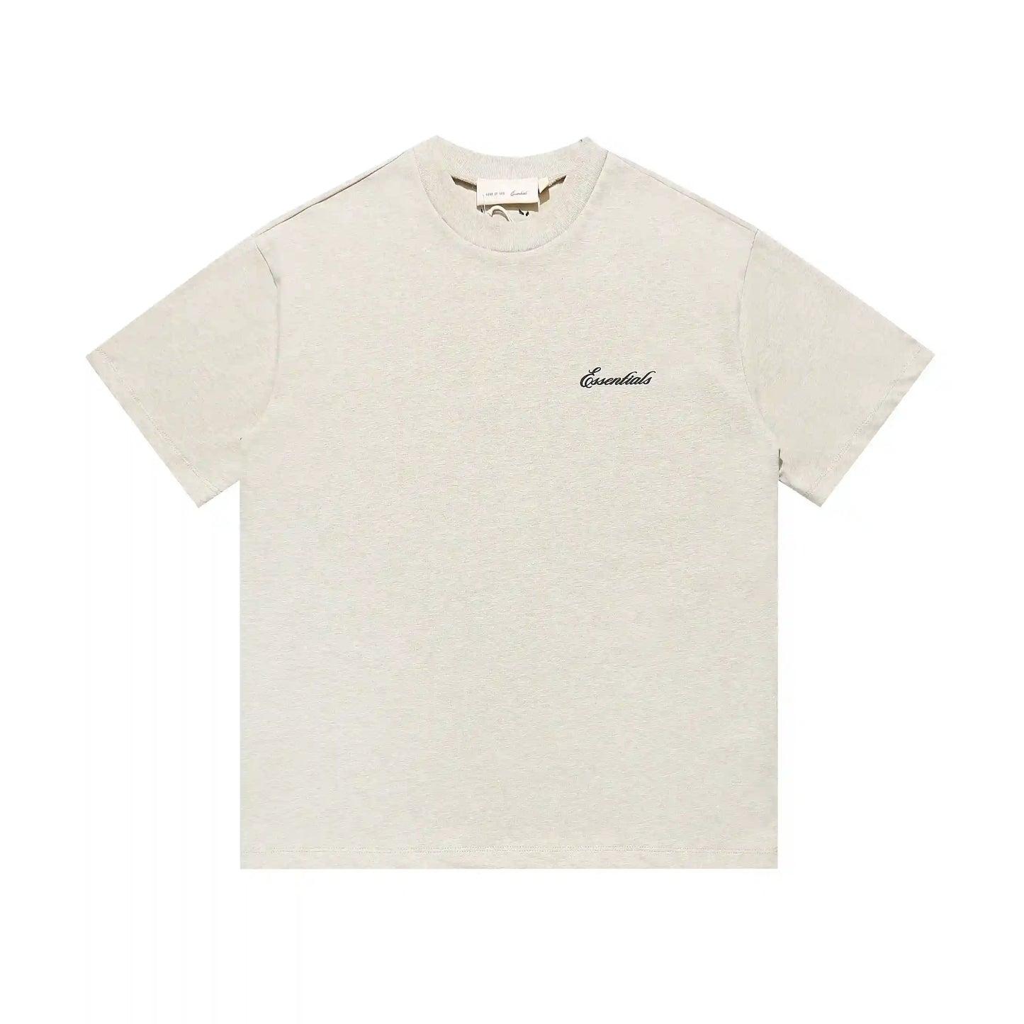 Fear of God Essentials Oatmeal Heather Signature SS26 Classic Tee