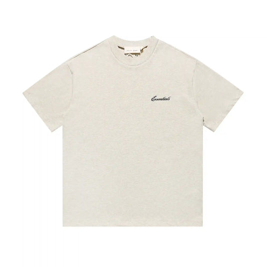 Fear of God Essentials Oatmeal Heather Signature SS26 Classic Tee