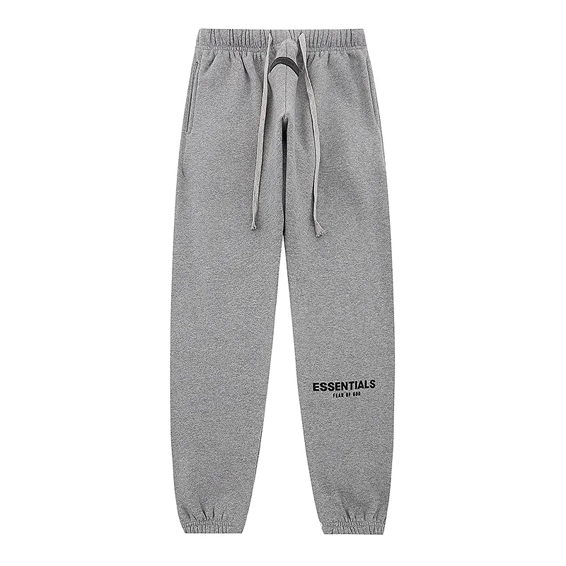Fear of God Patch ESSENTIALS Clothing Dark Grey Heather Oatmeal Tracksuit 5