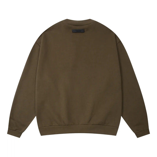 essentials woodland crewneck sweatshirt soft fleece casual