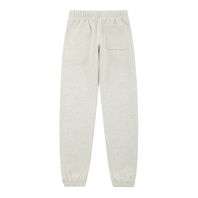 Styled Essentials light heather oatmeal everyday fleece tracksuit for casual wear by Fear Of God