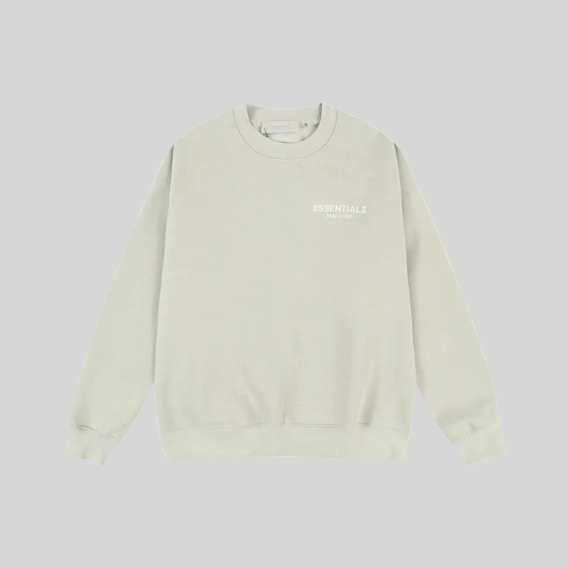 Full Sleeves Essentials Clothing Ash Grey Sweatshirt