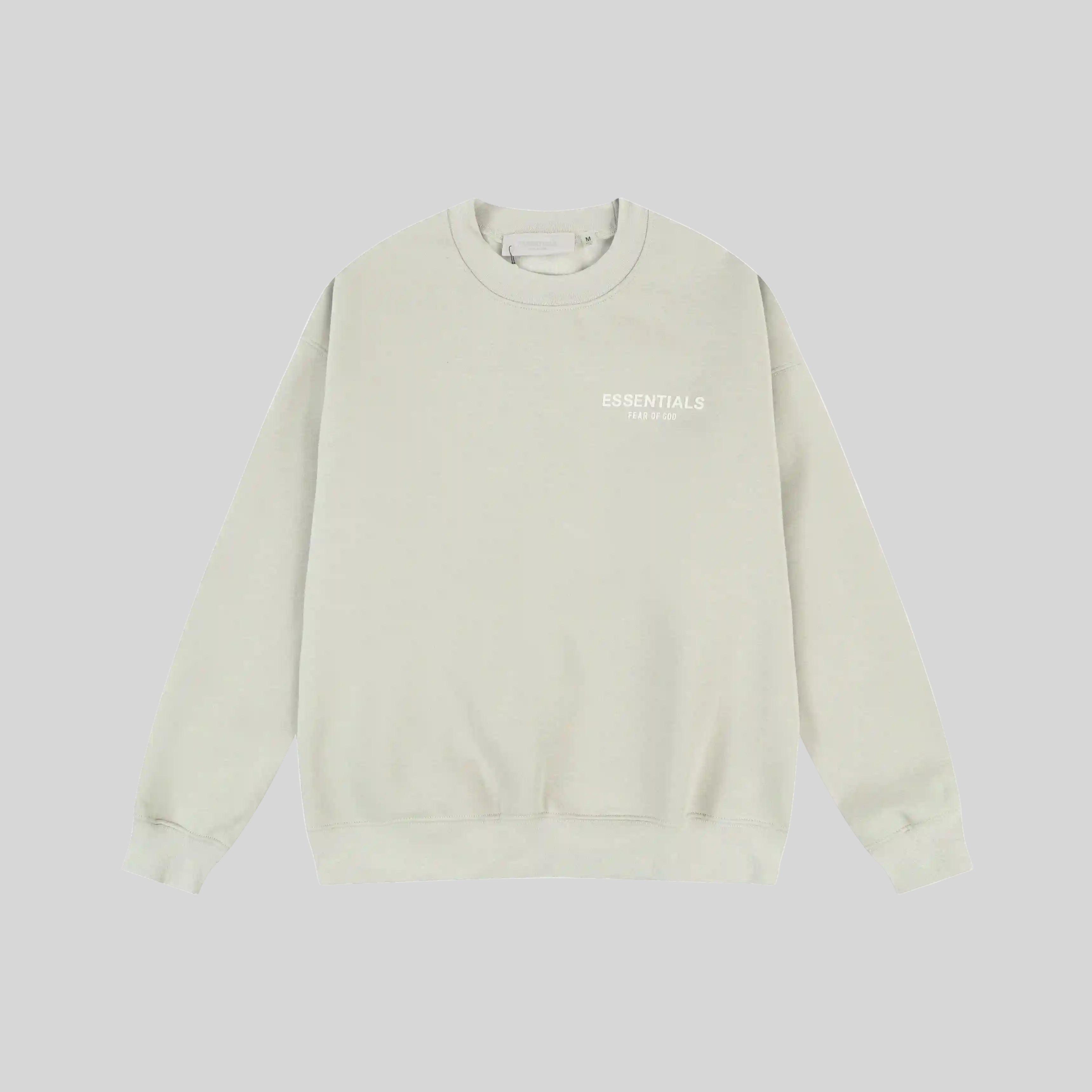 Full Sleeves Essentials Clothing Ash Grey Sweatshirt