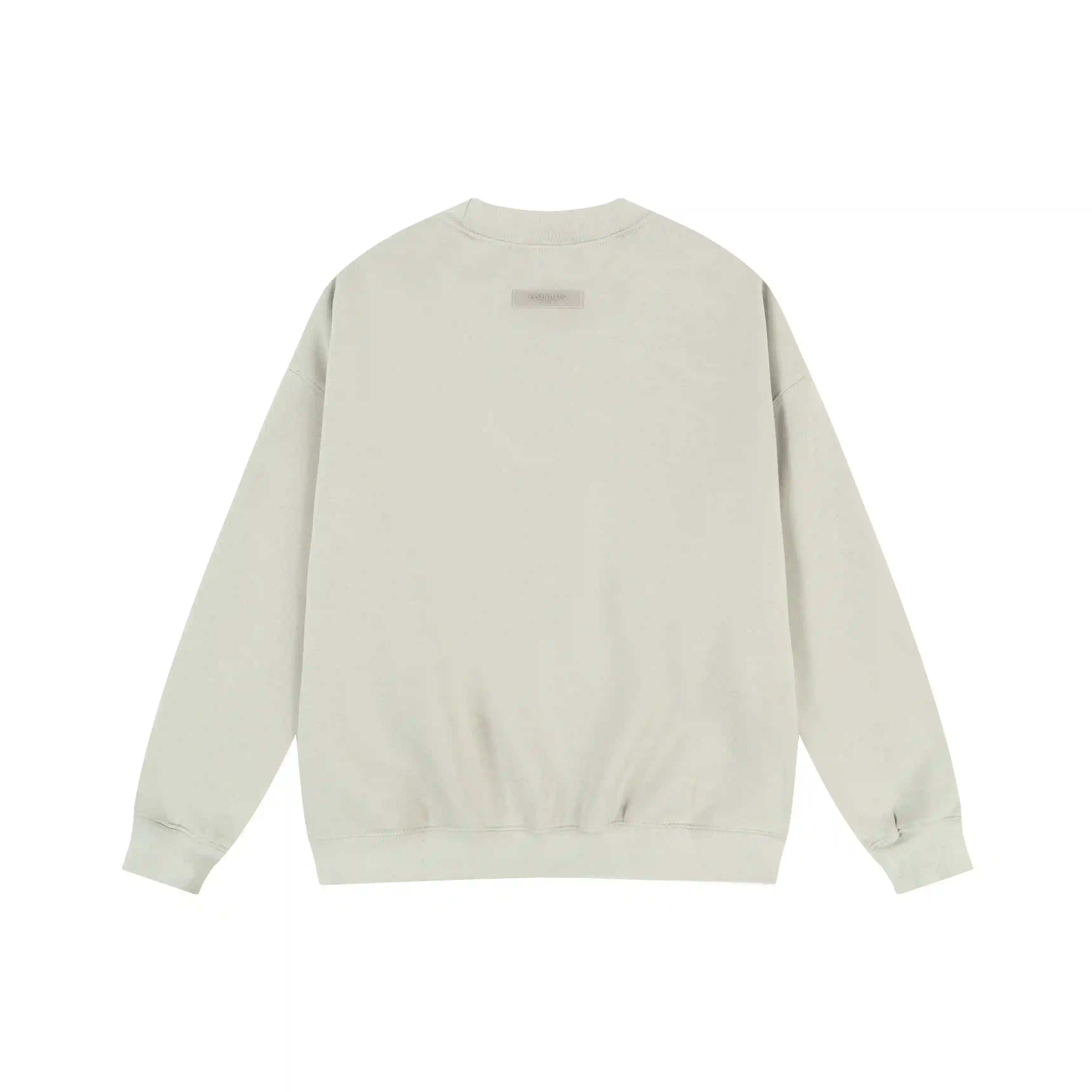 Full Sleeves Essentials Clothing Ash Grey Sweatshirt back
