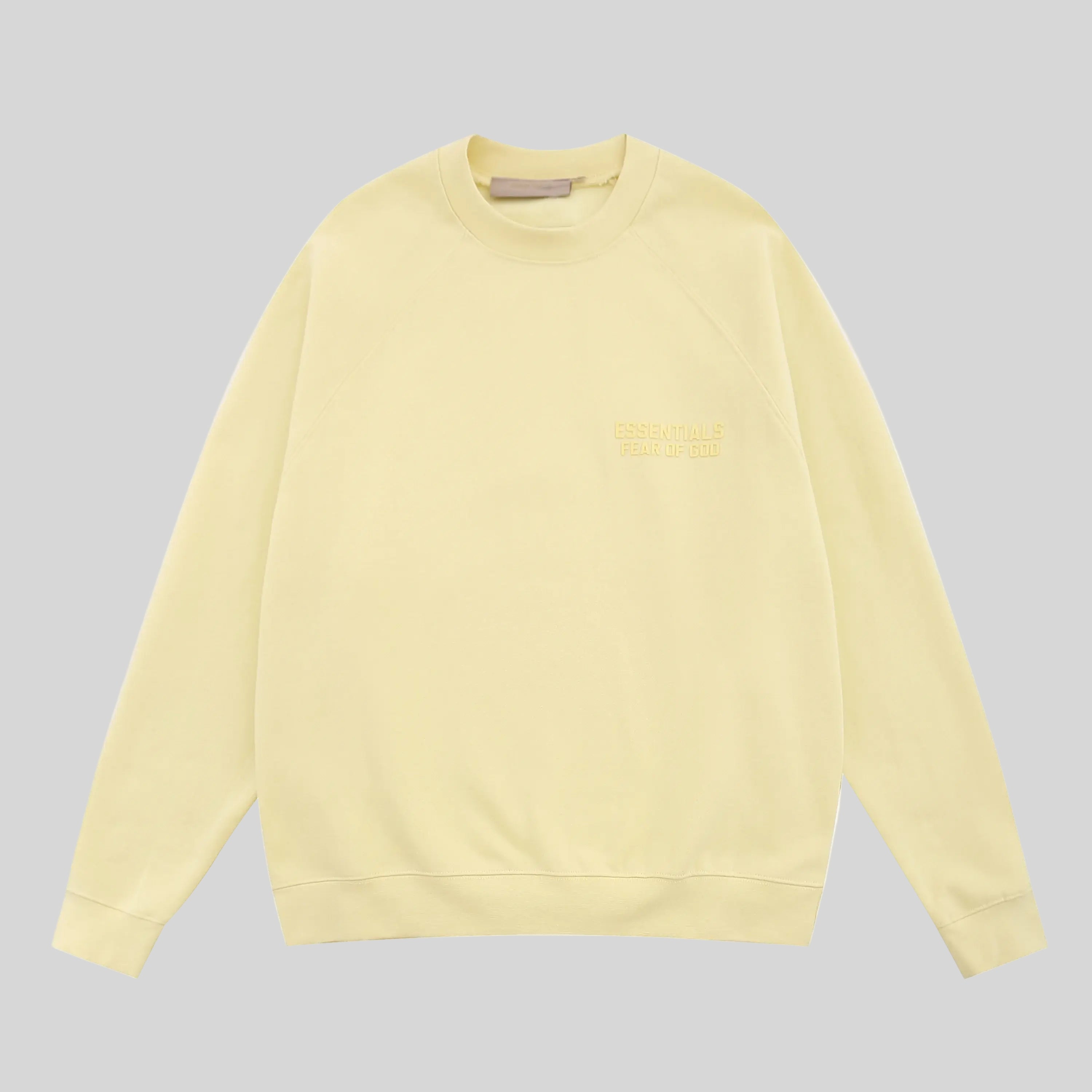 Full Sleeves Essentials Clothing Yellow Sweatshirt