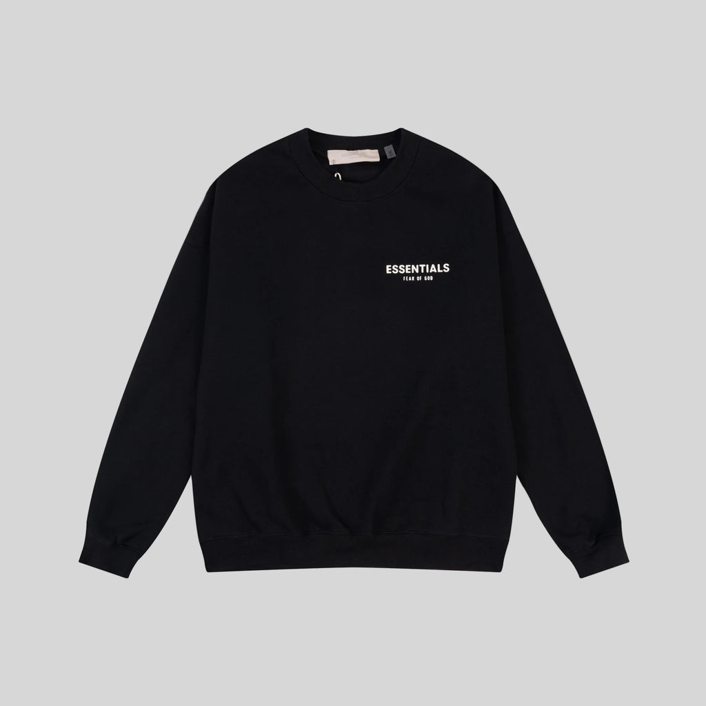 Full sleeves Essentials Clothing Black Sweatshirt