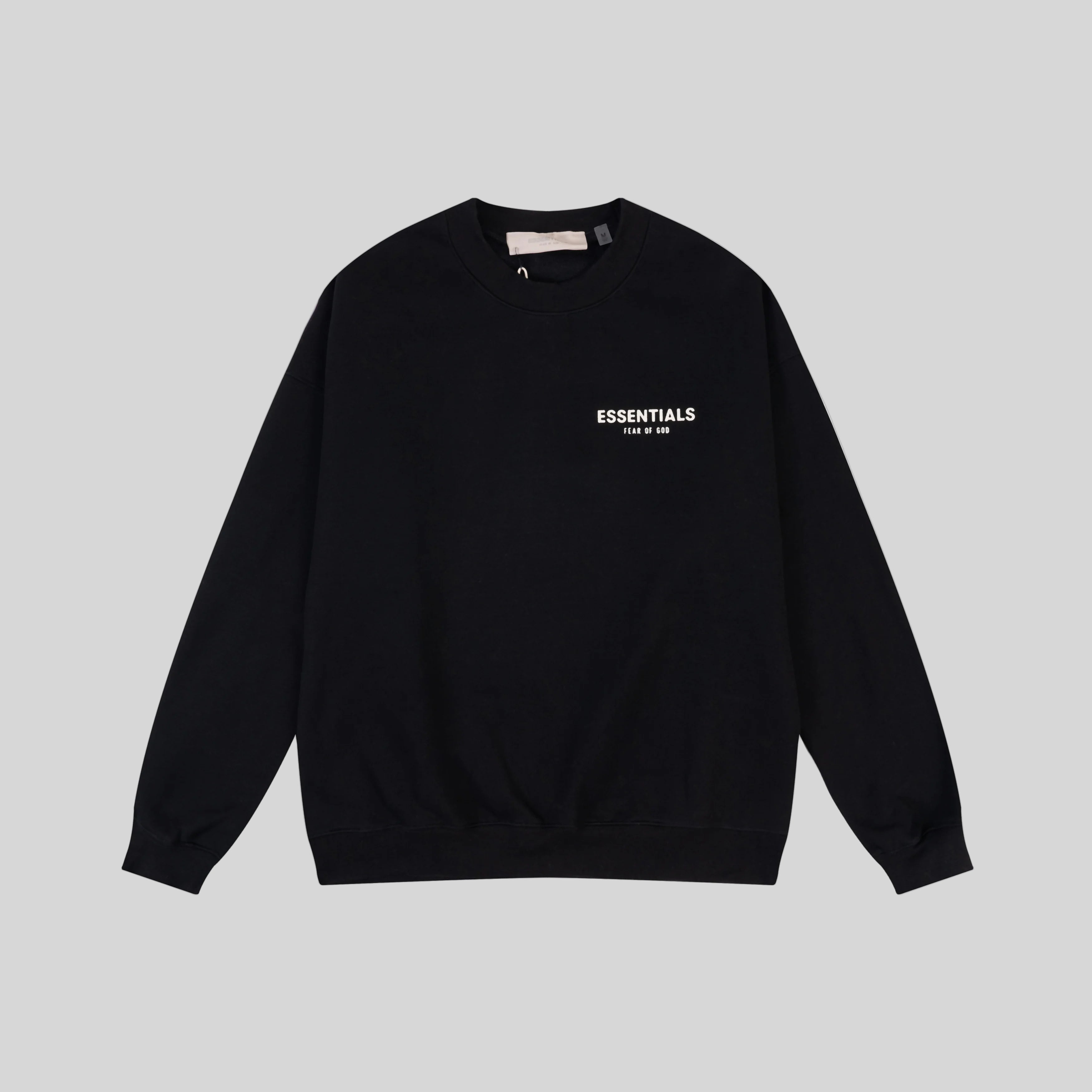 Full sleeves Essentials Clothing Black Sweatshirt
