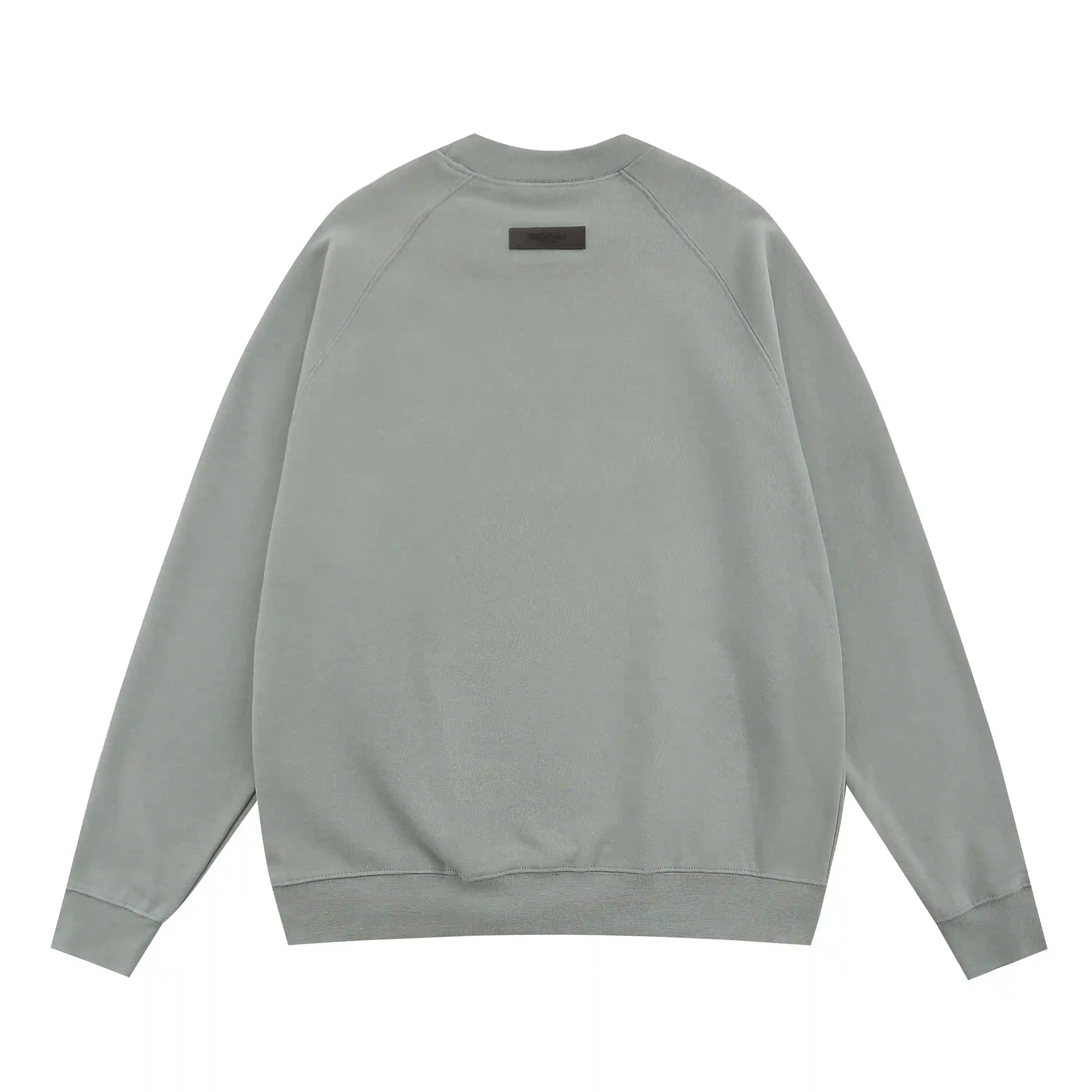 Full sleeves Heathered Grey Essentials Clothing Sweatshirt Back