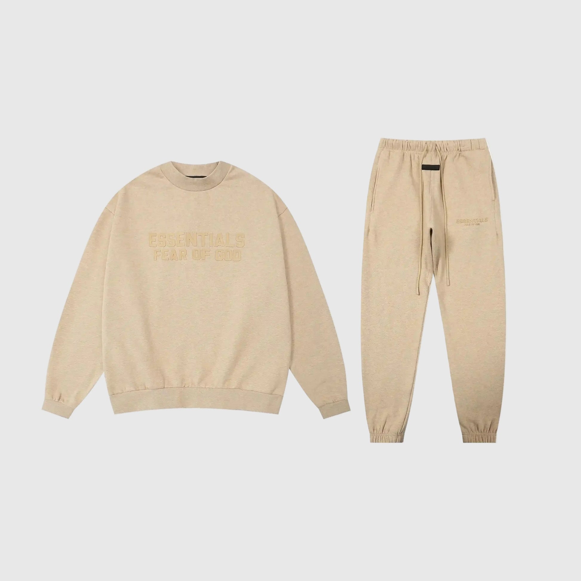 Essentials Calm Shell Hoodie Set front view – Fear of God matching set