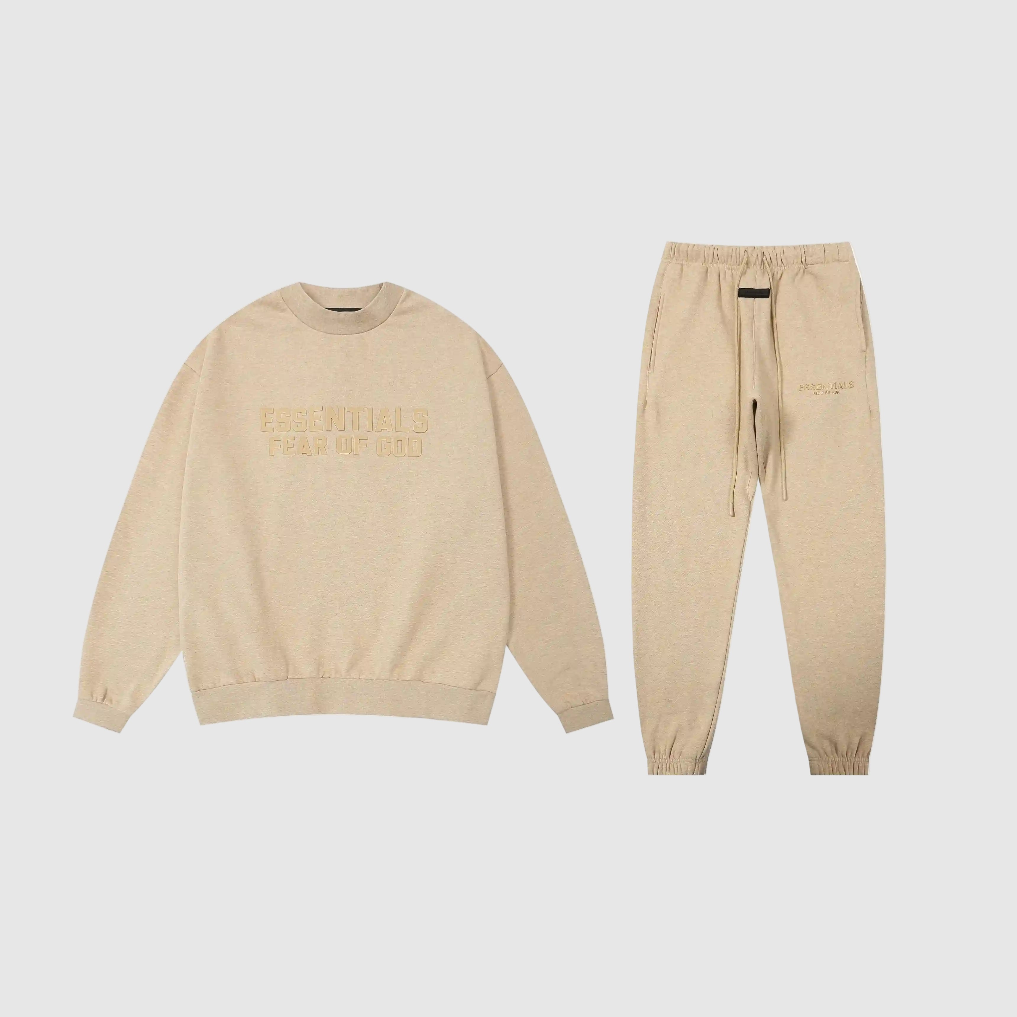 Golden Font Fear of God ESSENTIALS Clothing Calm Shell Tracksuit 1