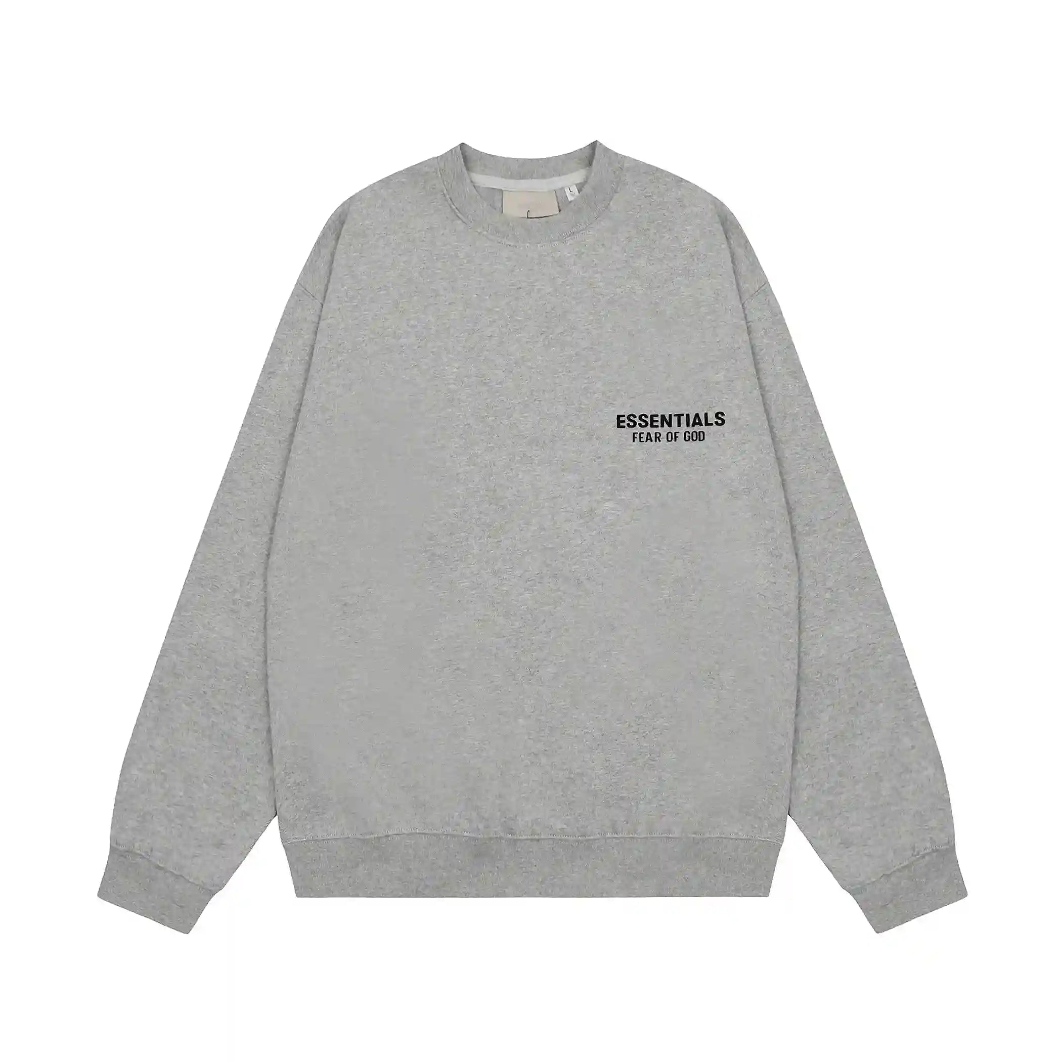 Grey Longsleeve Fear of God ESSENTIALS Clothing Dark Heather Oatmeal Tracksuit 3