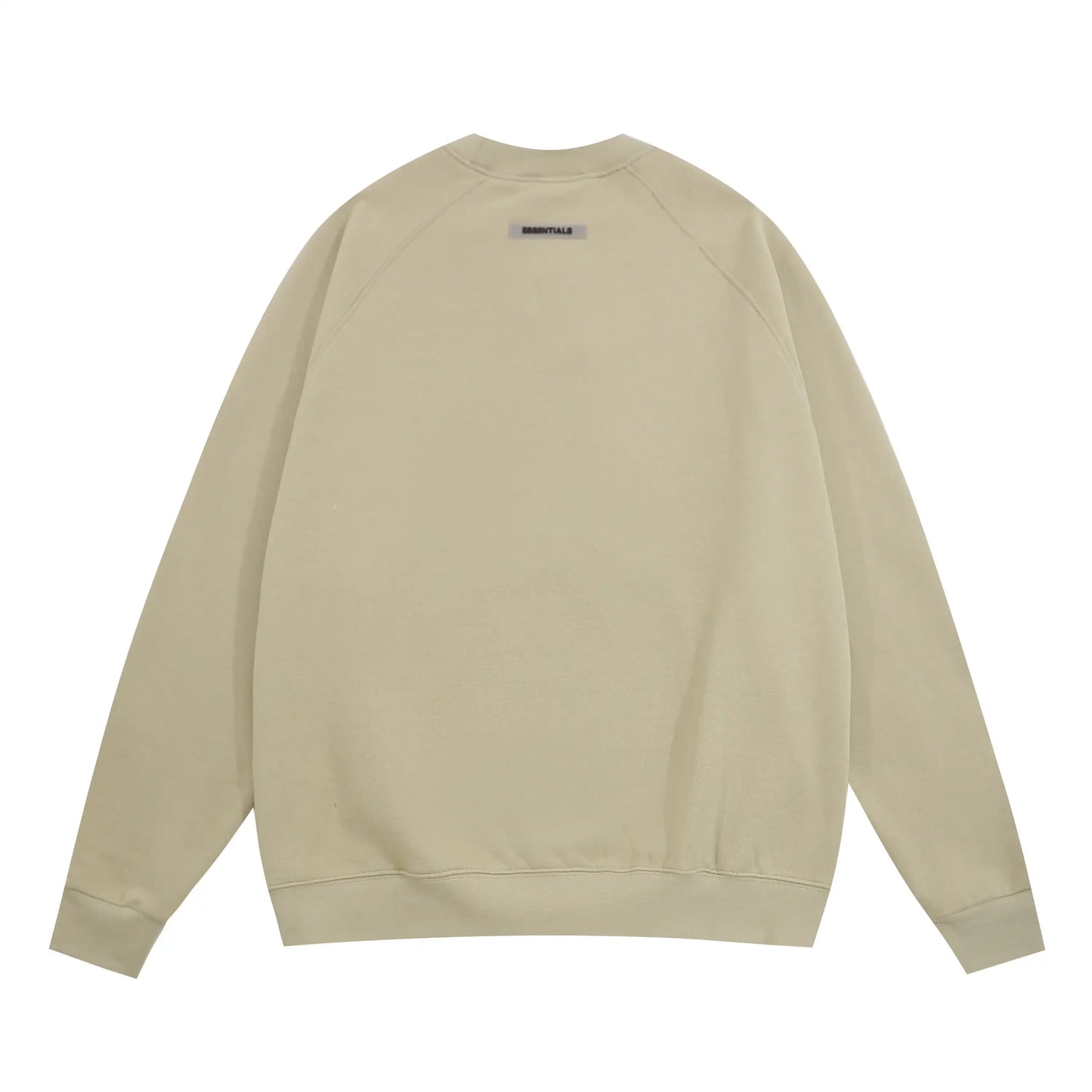 essentials heathered grey crewneck sweatshirt soft fleece casual