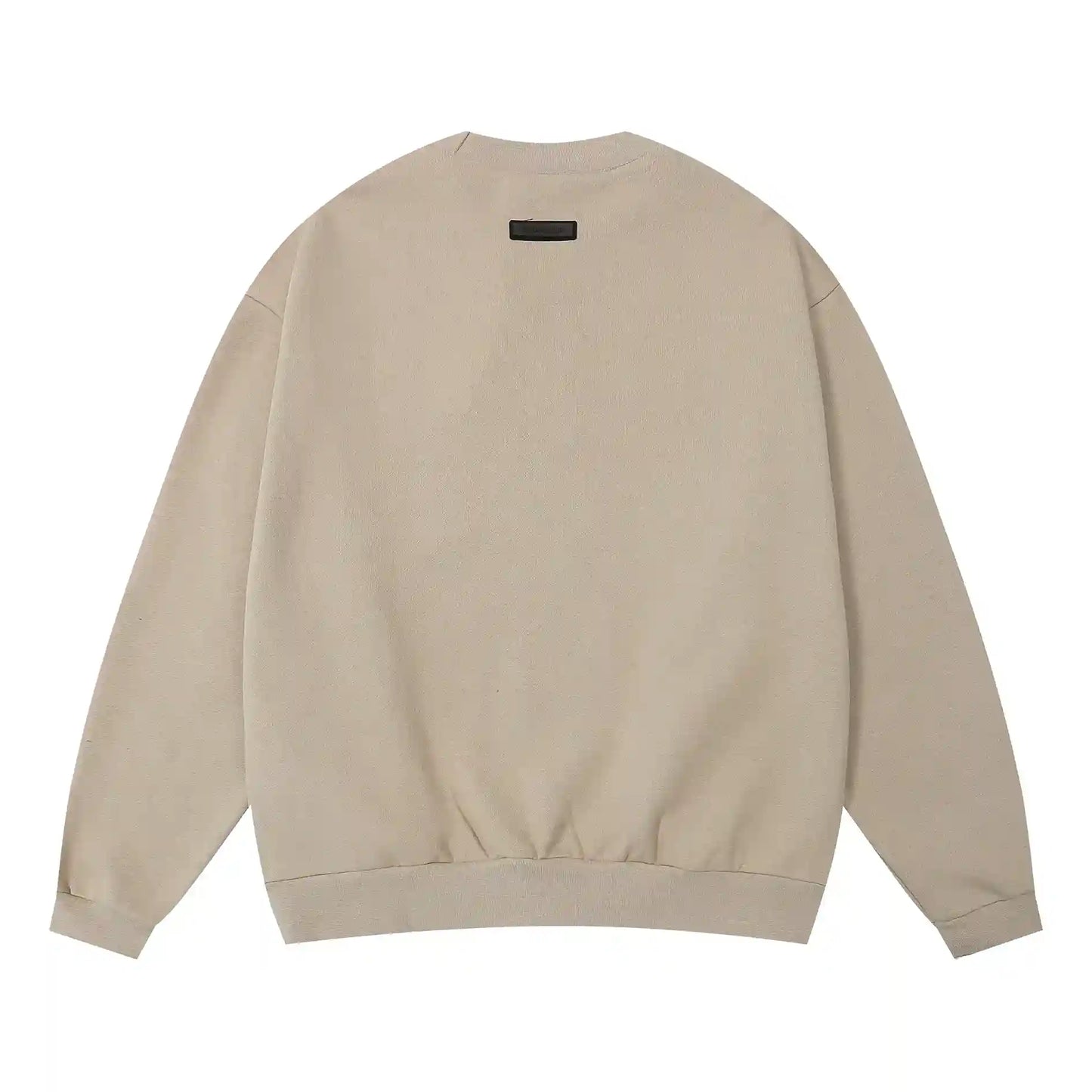 essentials heathered grey crewneck sweatshirt soft fleece casual