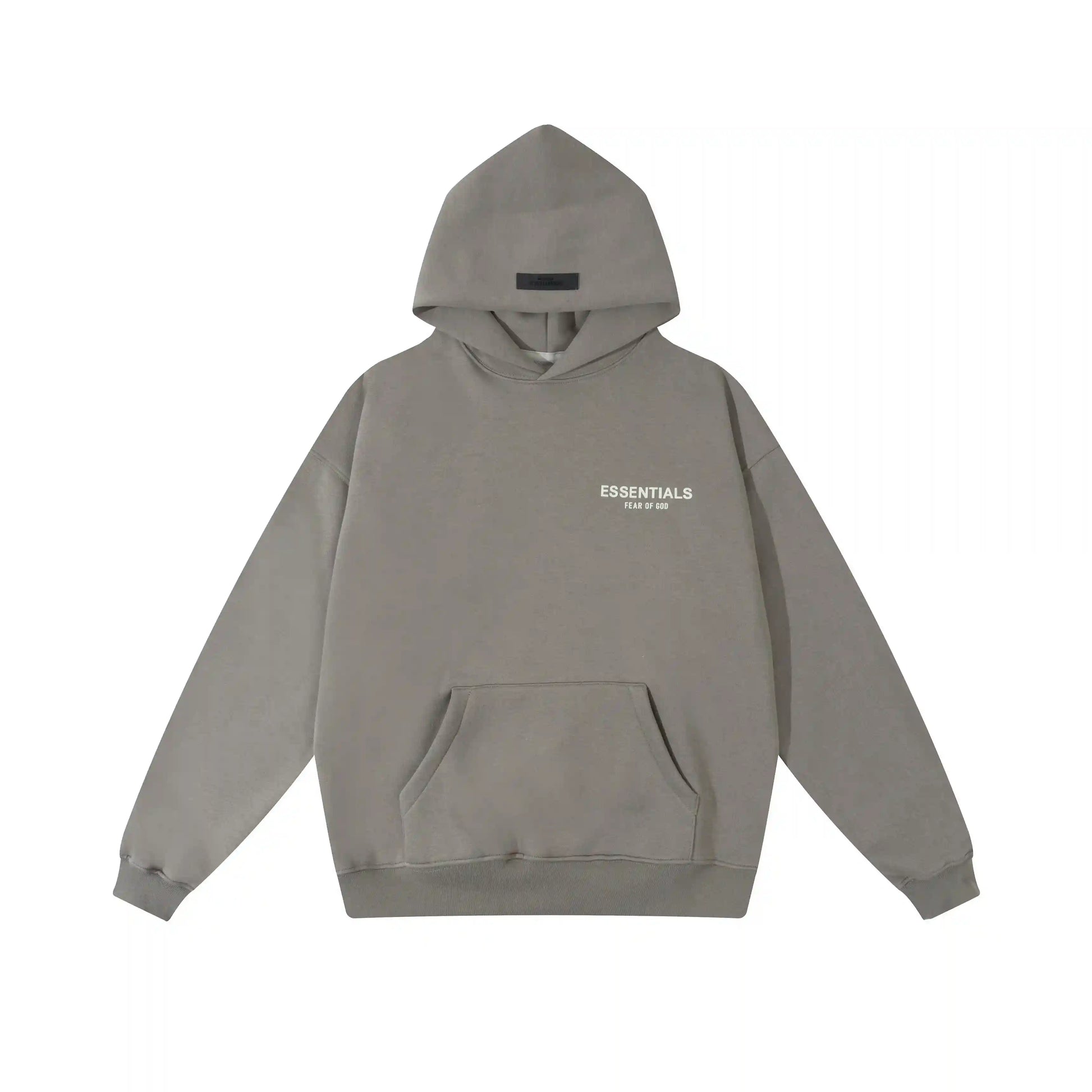 Essentials grey daily comfort fleece joggers with elastic waistband comfort by Fear Of God
