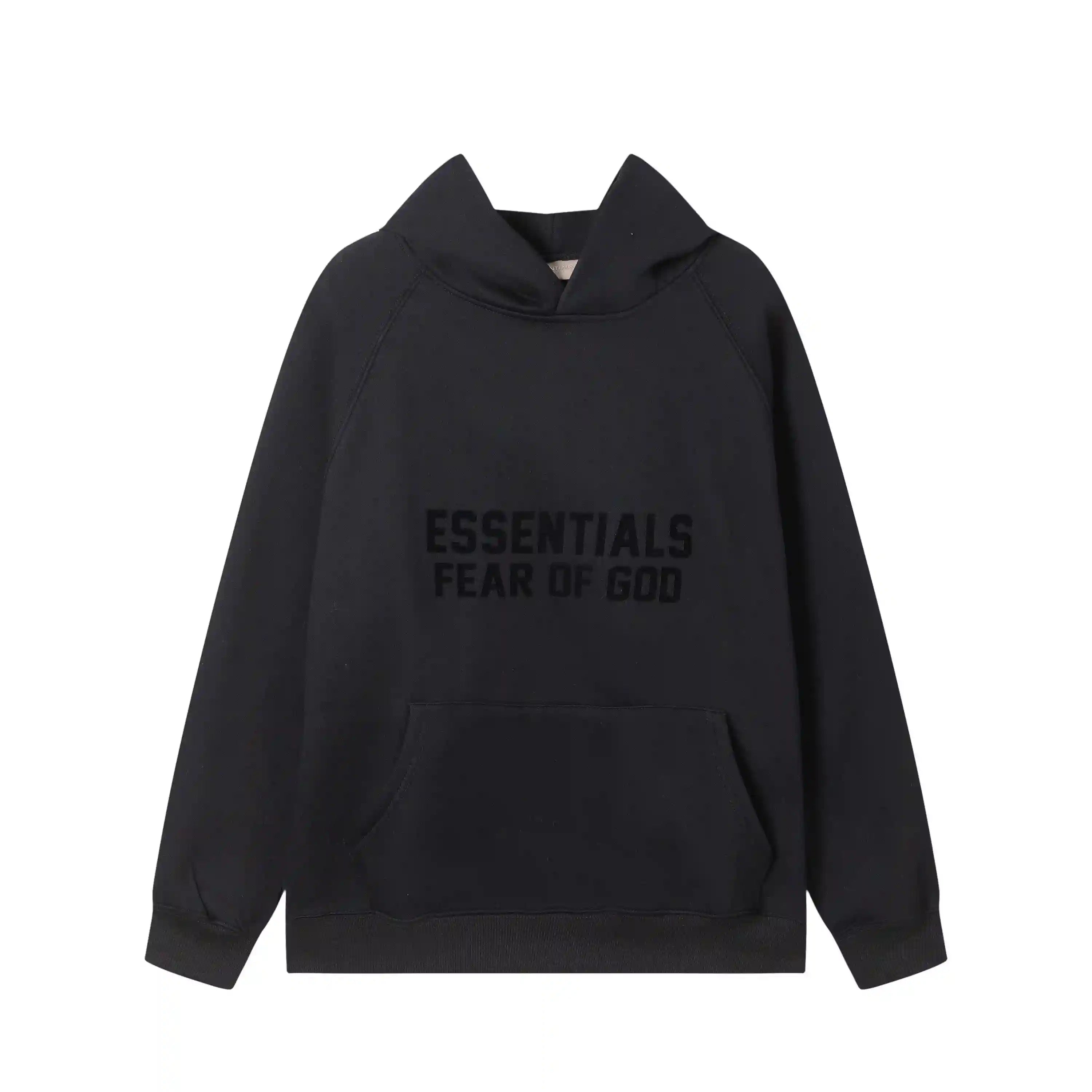 Hooded FEAR OF GOD ESSENTIALS Clothing Black Longsleeve Tracksuit 3