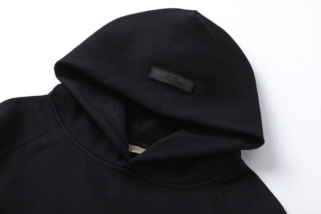 Hooded FEAR OF GOD ESSENTIALS Clothing Black Longsleeve Tracksuit 5