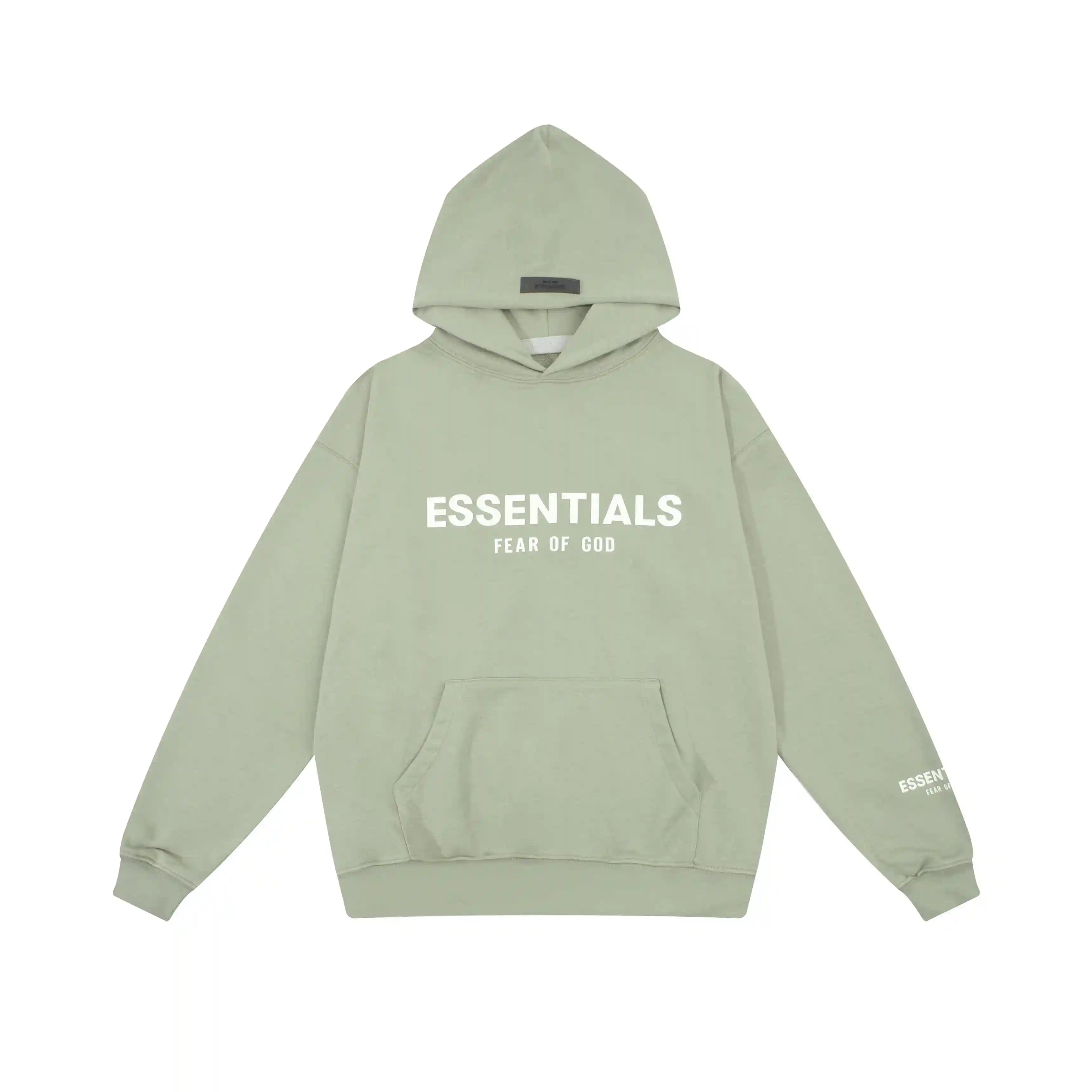 Hooded FOG ESSENTIALS Clothing Ash Grey Long Sleeve Tracksuit 3