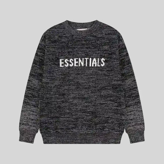 Fear of God Essentials ink crewneck sweatshirt front view core fleece