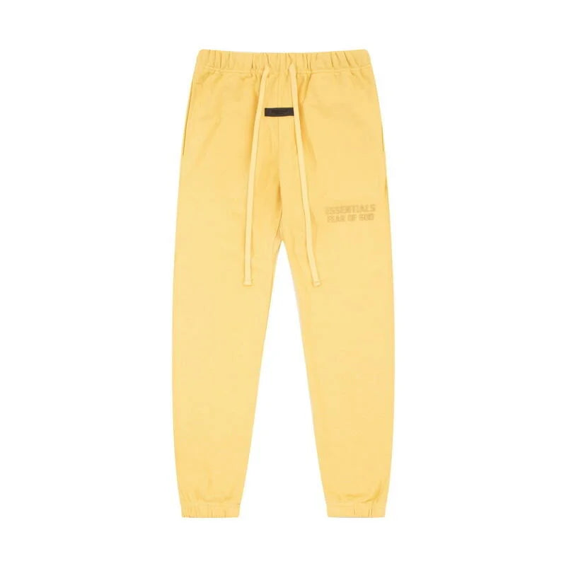 Light FEAR OF GOD ESSENTIALS Clothing Garden Yellow Long sleeve Tracksuit 5