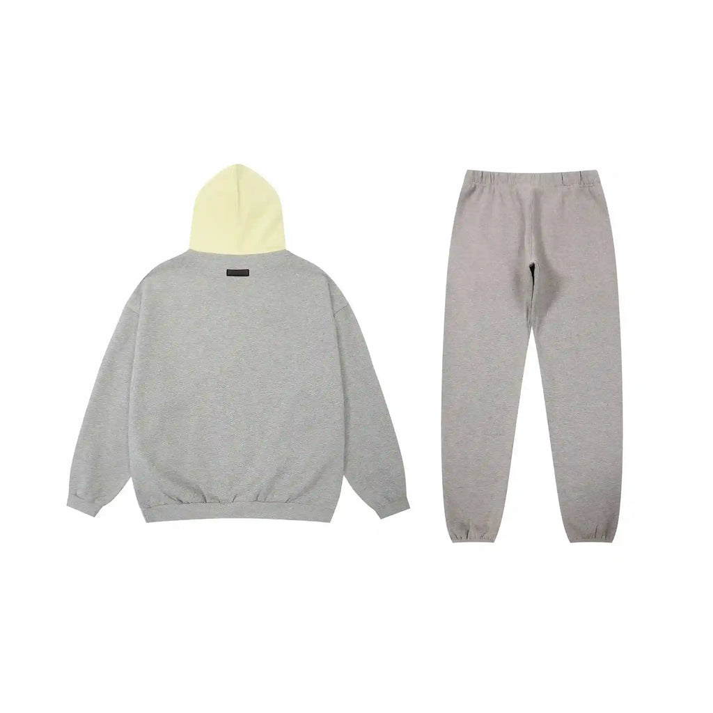 Light yellow head ESSENTIALS Clothing Light Heather Oatmeal Tracksuit 2