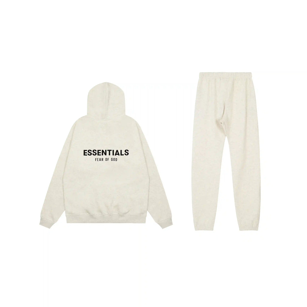 Long-Sleeve White FOG Essentials Clothing Cloud Dance Hoodie 2