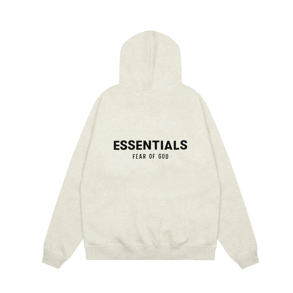 Long-Sleeve White FOG Essentials Clothing Cloud Dance Hoodie 4