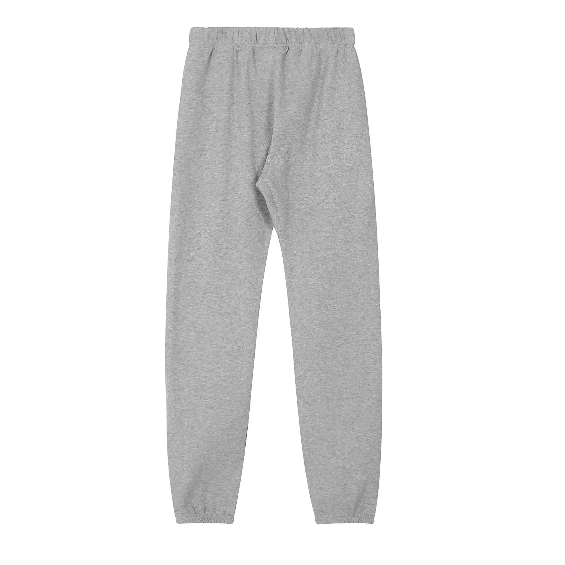 Essentials Dark Heather Oatmeal Hoodie Set front view – Fear of God matching set