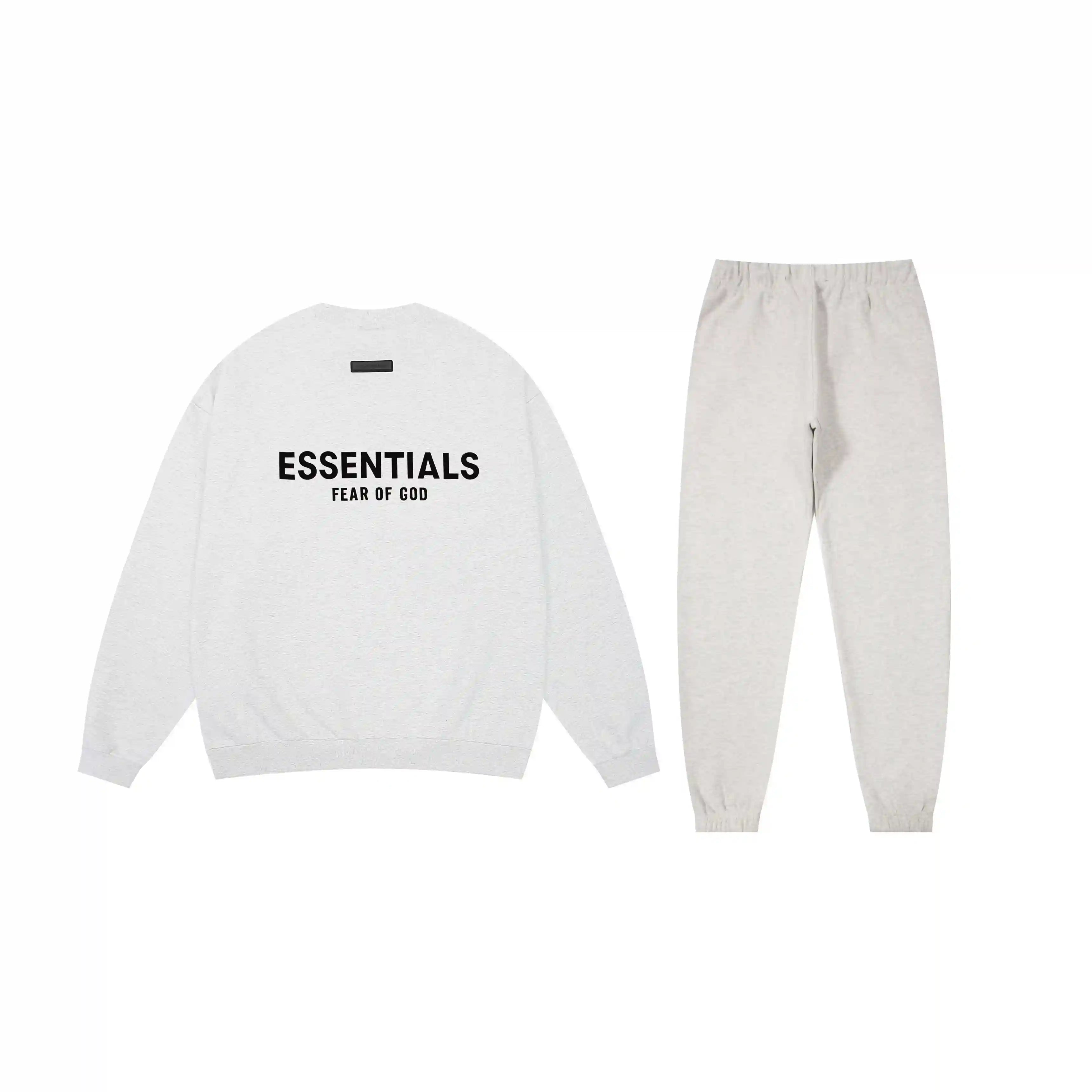 Long Sleeve Pure White ESSENTIALS Clothing Cloud Dance Tracksuit 2