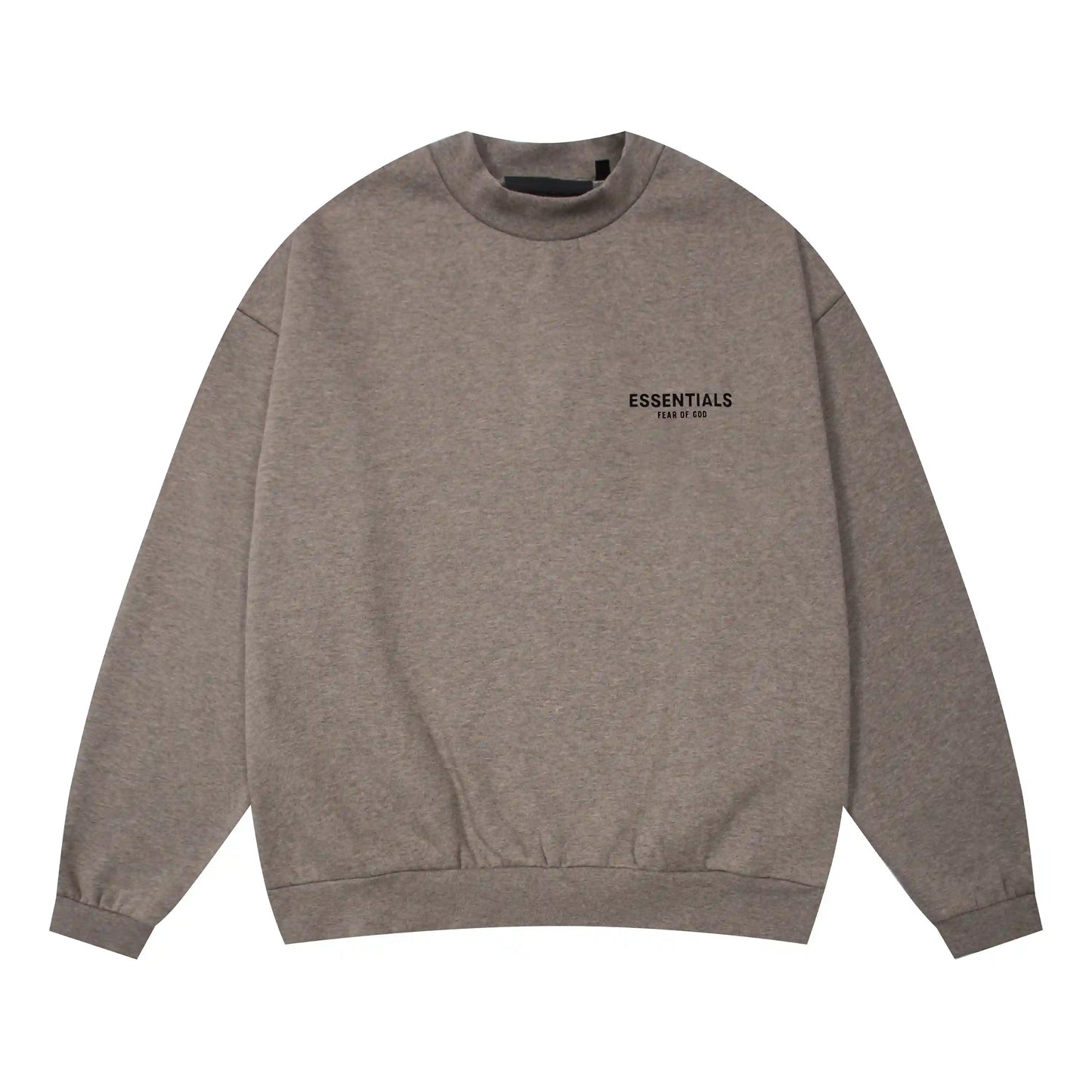 Essentials streetwear tracksuit heathered fleece fabric detail by Fear Of God