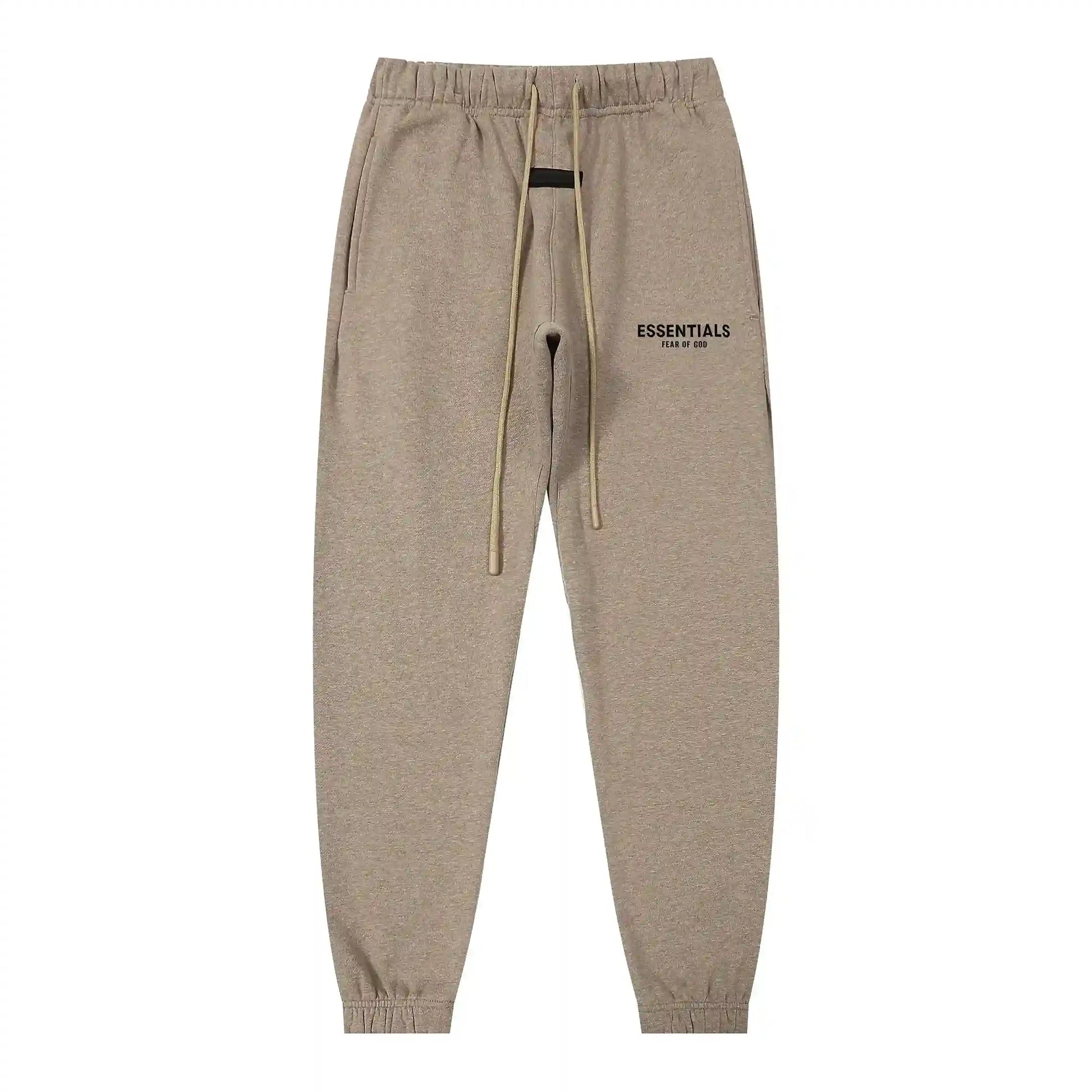 Men’s essentials heathered grey tracksuit coordinated set by Fear Of God