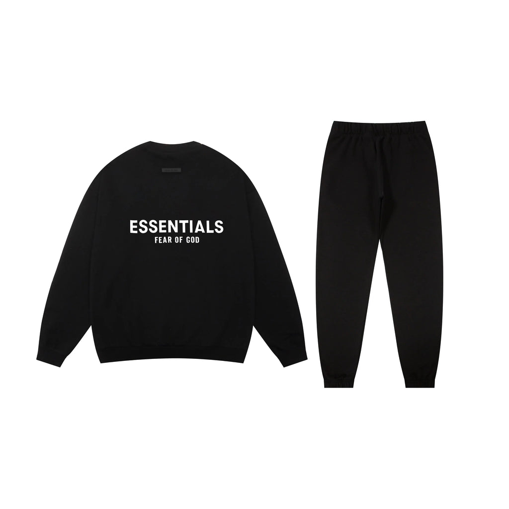 Long Sleeve Sweatshirt FOG ESSENTIALS Clothing Black Tracksuit 2