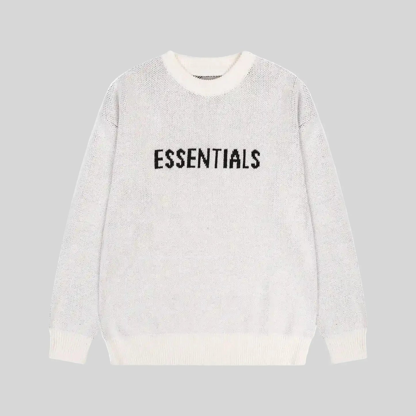 essentials eggshell sweatshirt relaxed fit streetwear